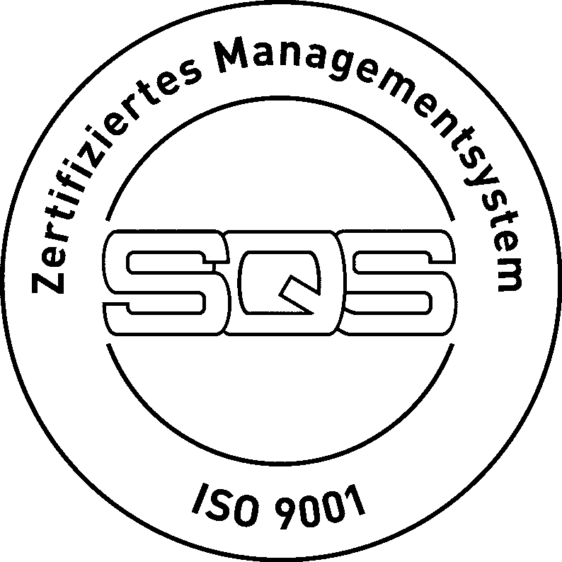 Zertifiziertes Managementsysem SQS ISO 9001